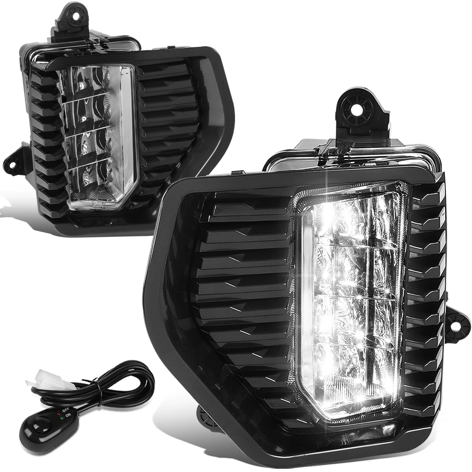 Clear Lens LED Fog Light Lamps for GMC Sierra 1500 (2019–2021)