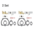 Set of 2 Carburetor Gasket Repair Kit for IH Farmall Super H M W4 O4 W6 O6