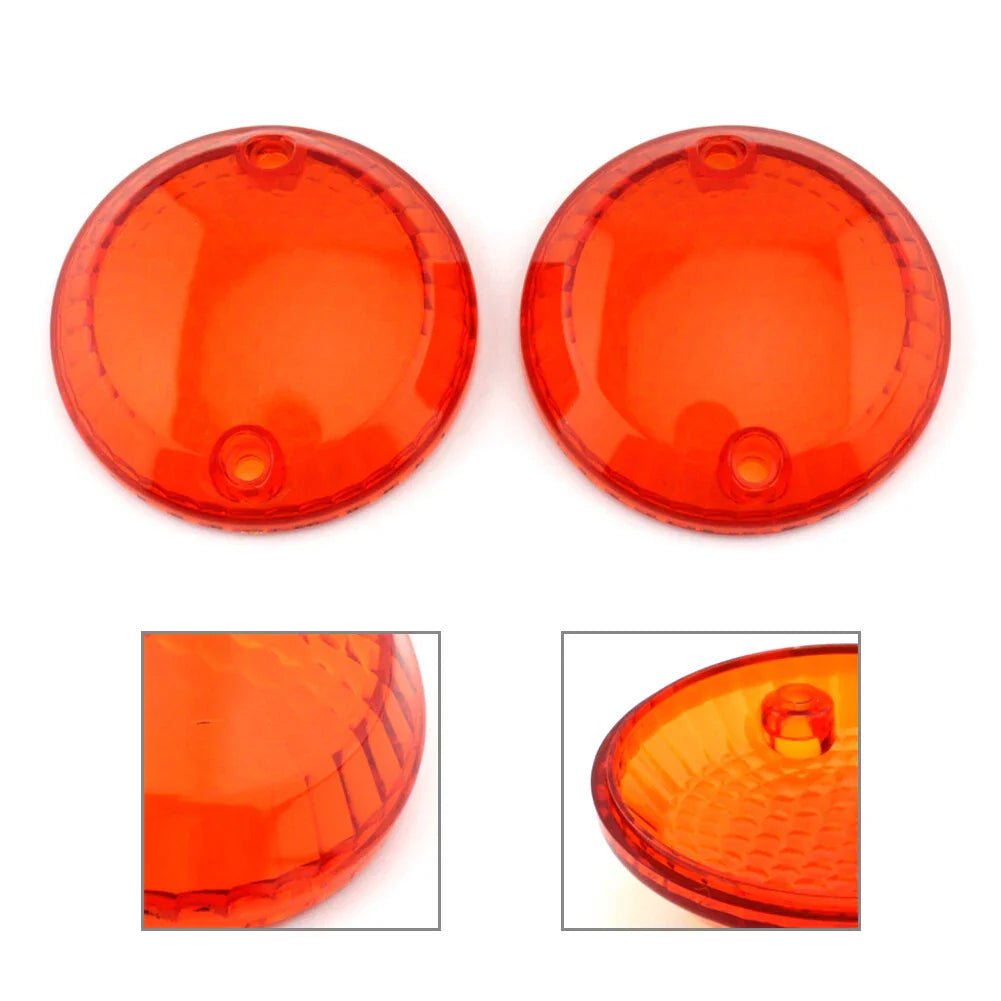 Amber Motorcycle Turn Signal Lens Cover for Suzuki Intruder 1400, VX800