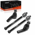 Set of 4 Front Inner & Outer Tie Rod Ends for Chevy Spark (2016–2022)