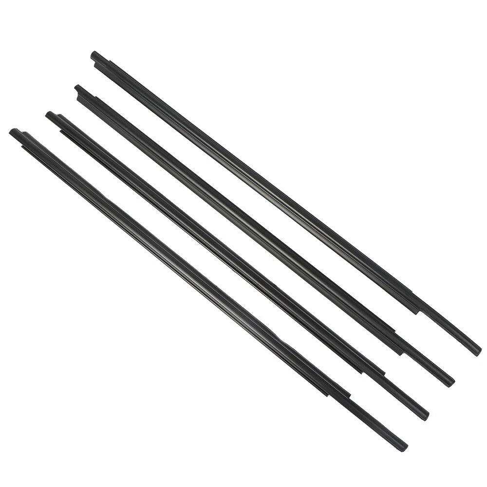 Set of 4 Weatherstrip Window Molding Trim Seals for Toyota Sequoia (2008–2020)