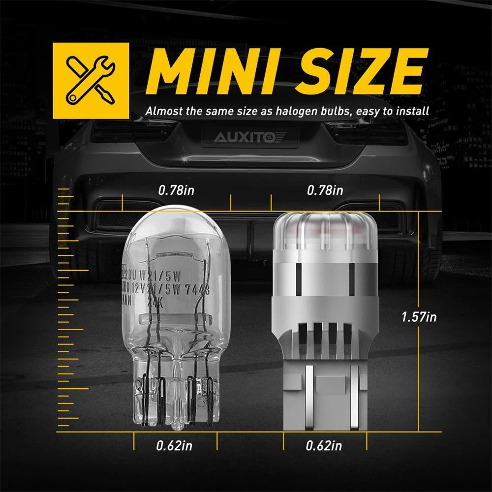 Set of 2 LED Brake Light Bulbs for Make Model
