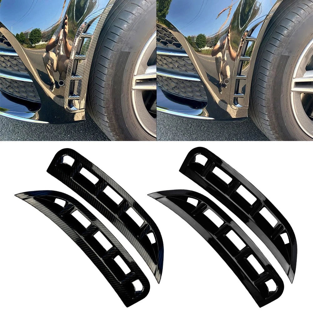 2Pcs ABS Front Bumper Vent Hood Fender for Benz GLE350 GLE450 (2020)