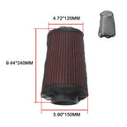 Universal Water Guard Cold Air Intake Pre-Filter Cone Cover