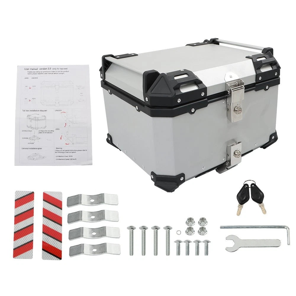 55-Litre Motorcycle Top Case for Touring Bikes