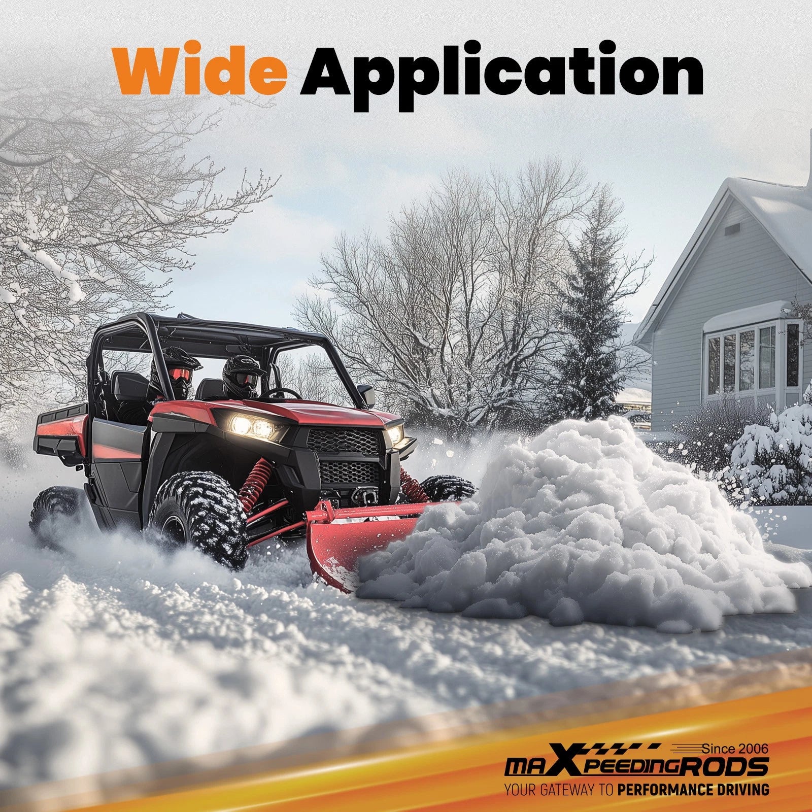ATV Plow Mounting Frame for Can Am Renegade Outlander (Steel)