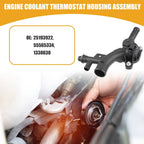 Engine Coolant Thermostat Assembly for Chevrolet Cruze (2010-2019)