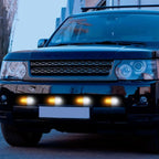 Strobe Amber/White LED Emergency Beacon Light for Trucks