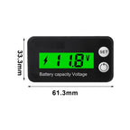 Digital Voltmeter DC 8-100V for Automotive Use with Reverse Polarity Protection