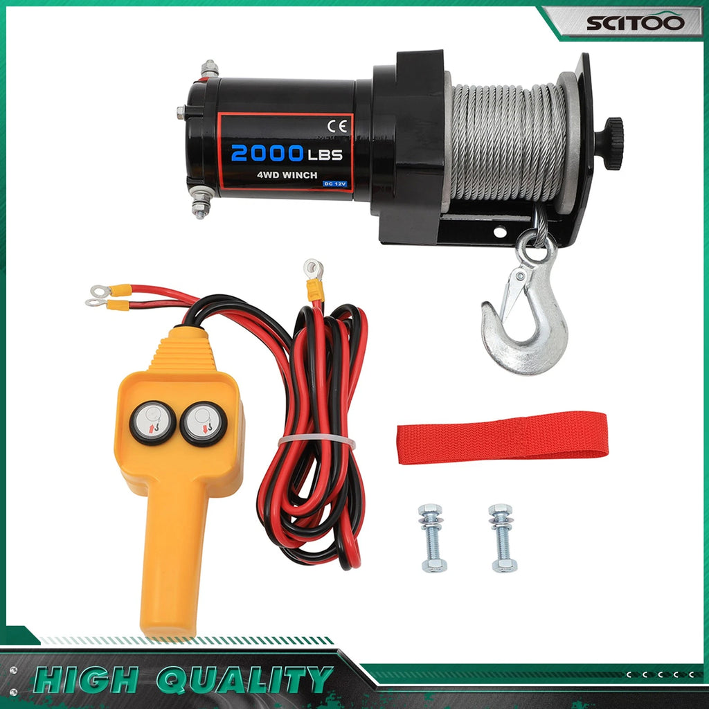 2000LBS Electric Winch for Truck Trailer (2000–2000)