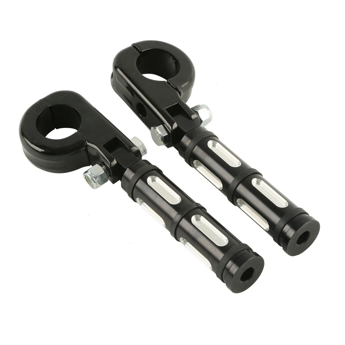 1 1/4" Engine Guard Footpegs Clamps for Harley Touring Road King (Universal)