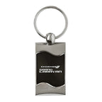 Black Rectangular Wave Keychain - Officially Licensed for Dodge Grand Caravan