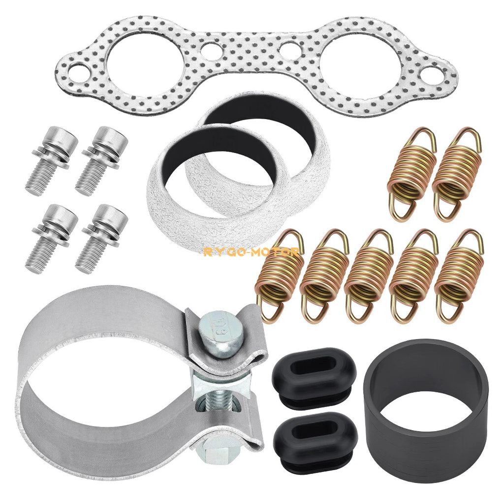 Exhaust Manifold Gasket Clamp Spring Kit for Polaris RZR 800/S/4 (2008–2011)