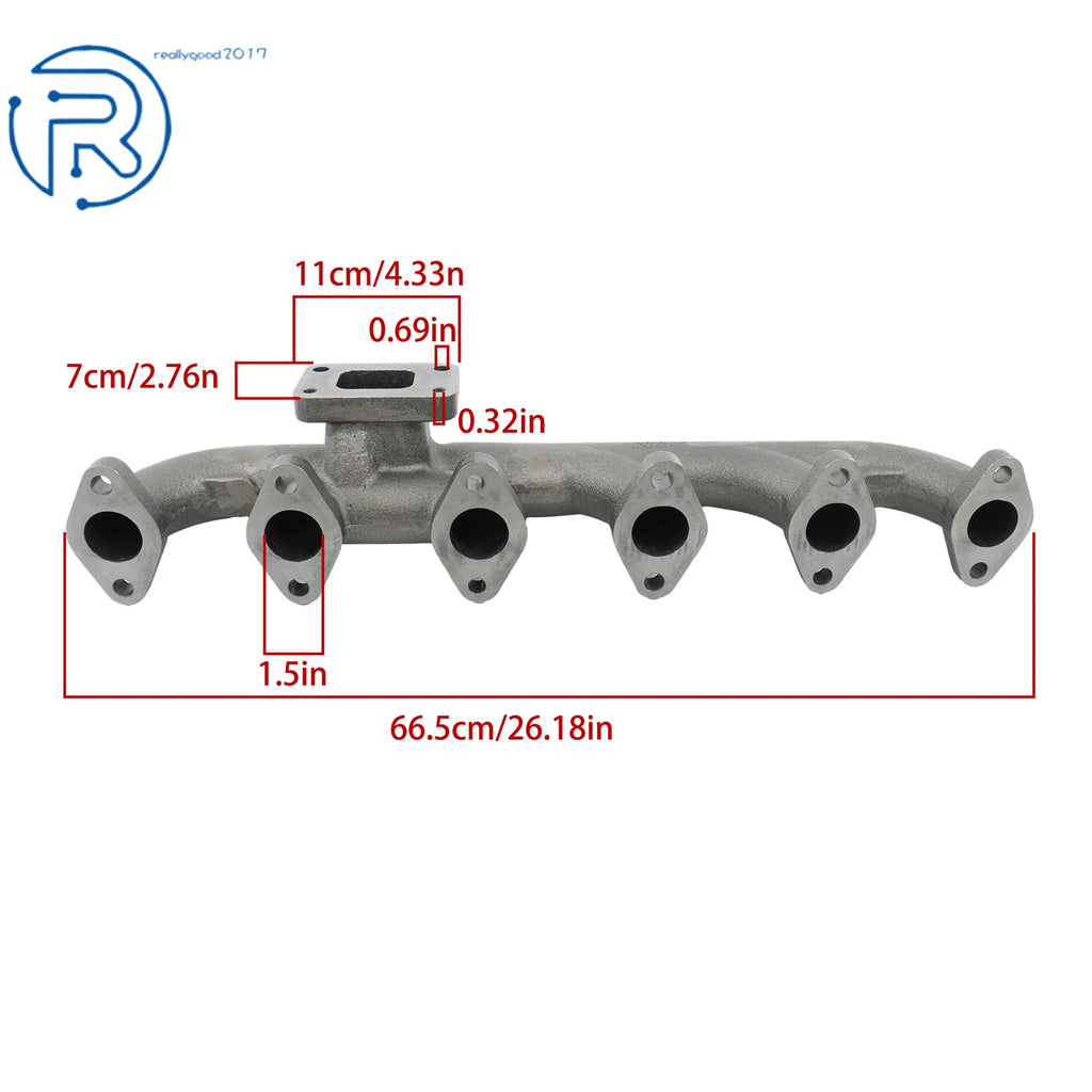 Exhaust Manifold for Dodge Ram 2500 3500 Cummins L6 5.9L (2003–2010)