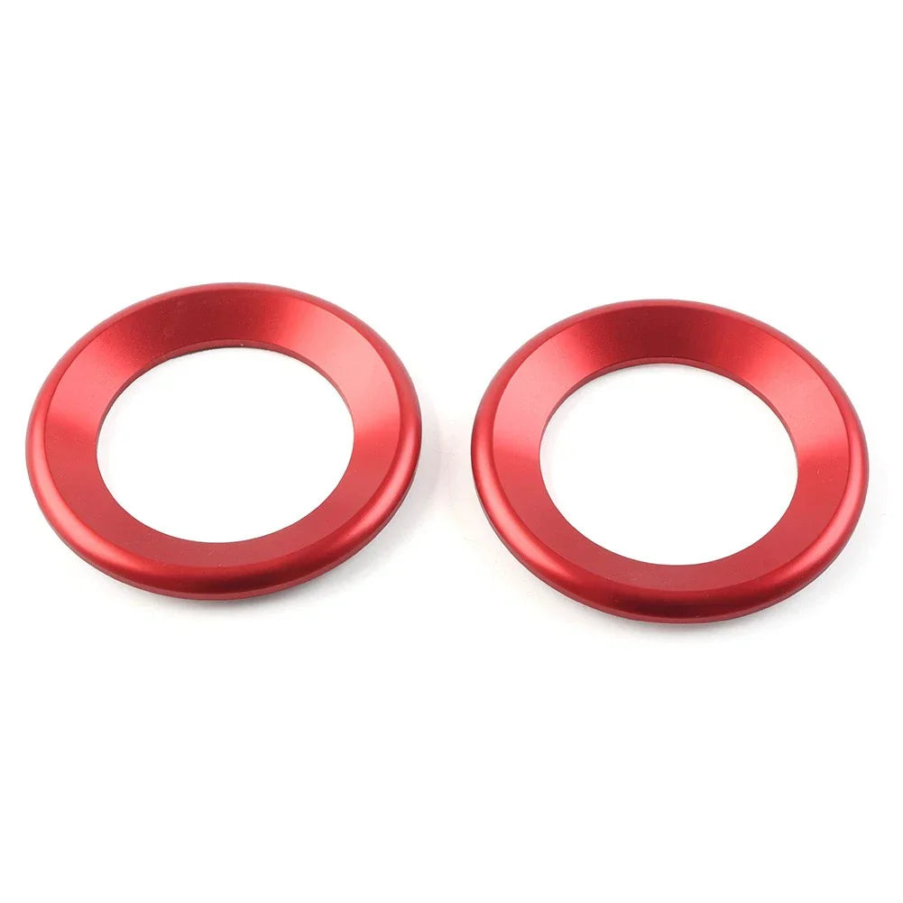A Pillar Horn Ring Cover Red for Honda Civic 2016-2021 (2 Pcs)