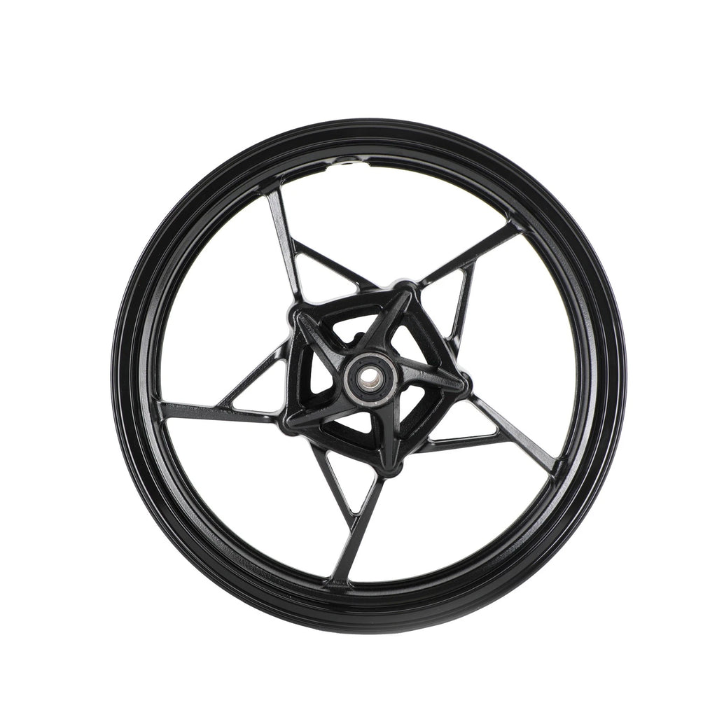 Glossy Black Front Wheel Rim for Kawasaki Z400 Ninja 400 (2018–2023)