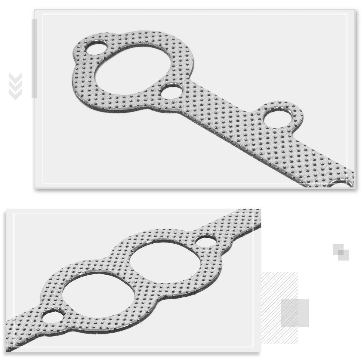 Exhaust Header Gasket for Chevy Small Block 283 327 350 383 400 (1988–2000)