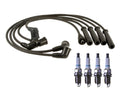 Denso 7mm Wire Set & 4 Iridium Spark Plugs for Ford Probe (1993–1997)