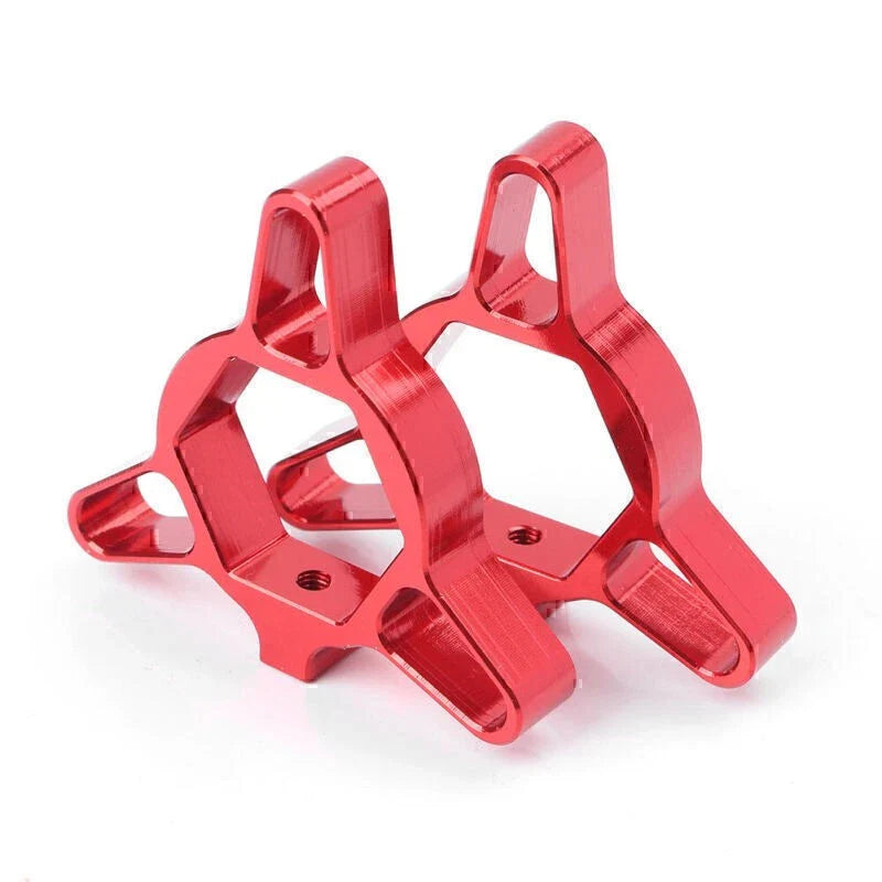 Red CNC 22mm Fork Preload Adjusters for Universal Suspension