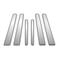 6Pc Chrome Pillar Post Covers for 97-03 Bmw 5 Series - Upgrade Your Auto P1124