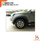 4" Smooth Fender Flares for Nissan Navara NP300 D23 Wide Body (2015-2020)