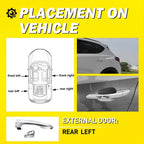 Rear Left Door Handle for Hyundai Tucson (2016–2021) 83652D3010 83651D3010