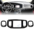 Carbon Black Dash Screen Frame for Dodge Charger (2015–2021)