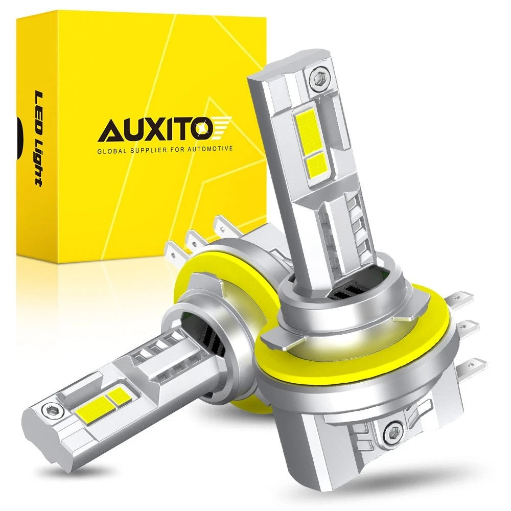 2X AUXITO LED H15 High Beam DRL Headlights 6500K 24000LM