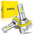 2X AUXITO LED H15 High Beam DRL Headlights 6500K 24000LM