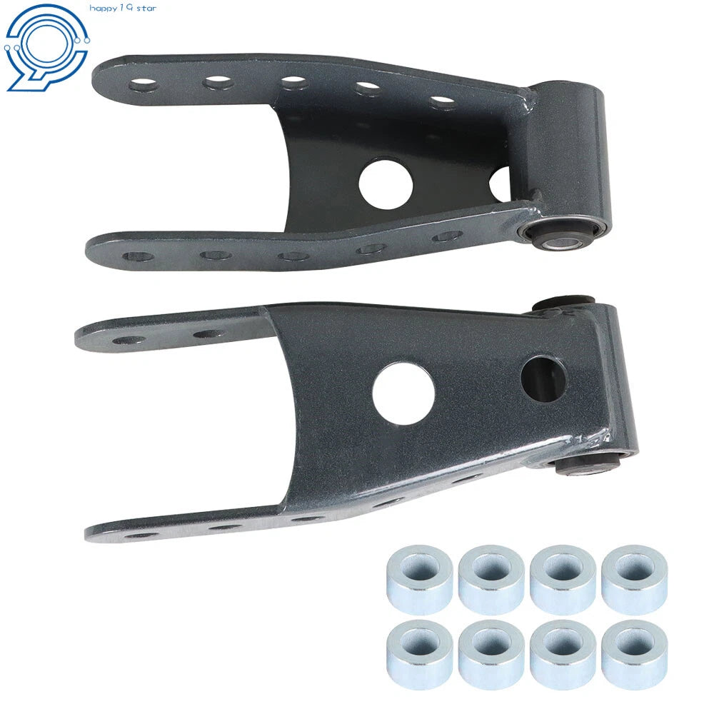 2" - 3" Rear Lowering Drop Shackle Kit for Chevy Silverado 1500 (2007–2018)