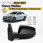 Side Mirror for Chevy Malibu (2016–2021) W/BSD, Turn Signal, Heated, 12 Pins