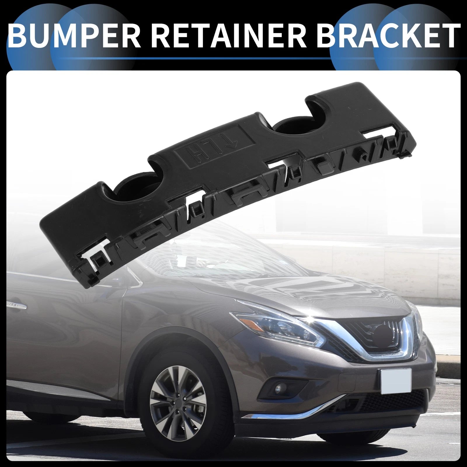 1 Pc Left Front Bumper Retainer Bracket No. 622235AA0A for Nissan Murano (2015–2024)