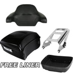 Matte Black Trunk Pad Rack for Harley Road Glide (2009–2013)