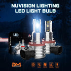 H8 LED Headlight Bulb for NUVISION (2400LM, 6500K)