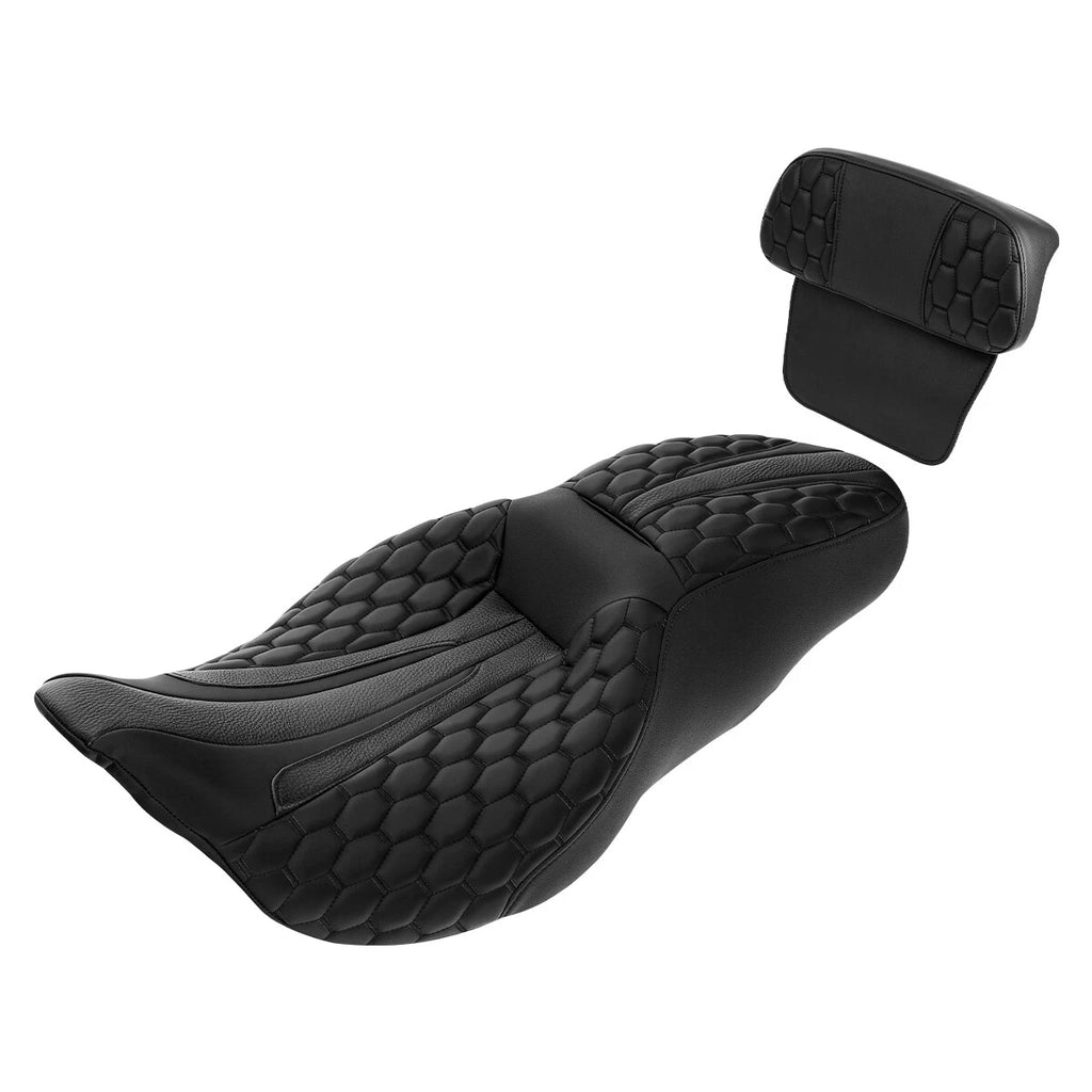 Seat Backrest Pad for Harley Touring Road Glide (2014–2023)