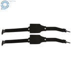 2X Fuel Tank Straps for Jeep Wrangler (1997–2007)