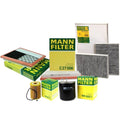 2X Mann Oil Air Carbon Cabin Fuel Filter Service Kit for W221 S350 (2006–2013)