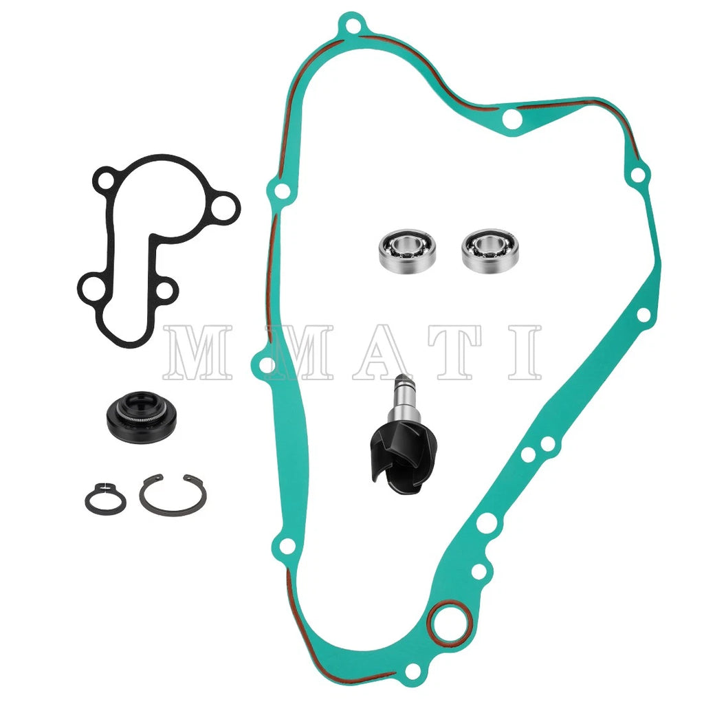 Water Pump Repair Kit for Suzuki RM80 RM85 (1990–2006) w/ Impeller Shaft Gasket Bearing Seal
