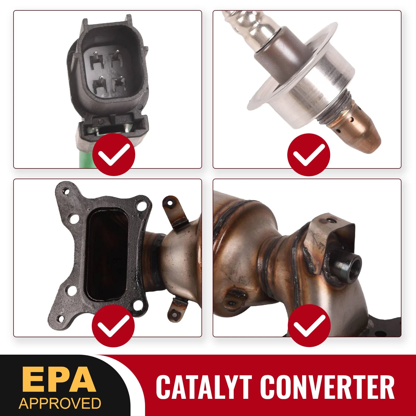 Catalytic Converter with O2 Sensor for Honda Accord (2008–2012) & Acura TSX (2009–2014)