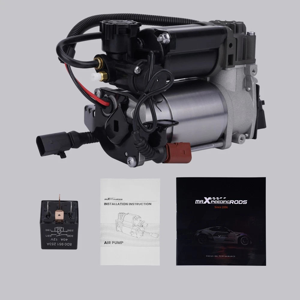 Air Suspension Compressor Pump + Relay for Mercedes ML GL Class (2013–2018)