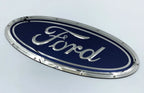 Blue Ford Oval Logo Emblem Metal Sign with Rivets for Ford (2011–2024)