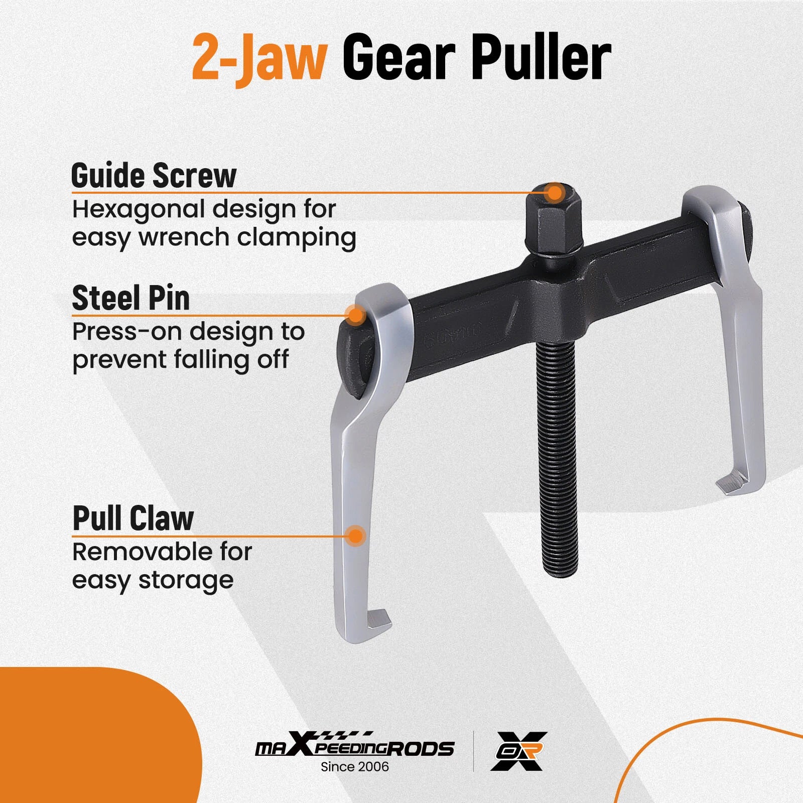 2-Inch 2-Jaw Gear Puller for Automotive Applications