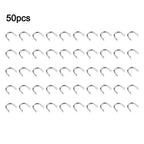50pcs U Shaped Brass Fishing Spinner Buckle Rings 6x6mm DIY Accessories