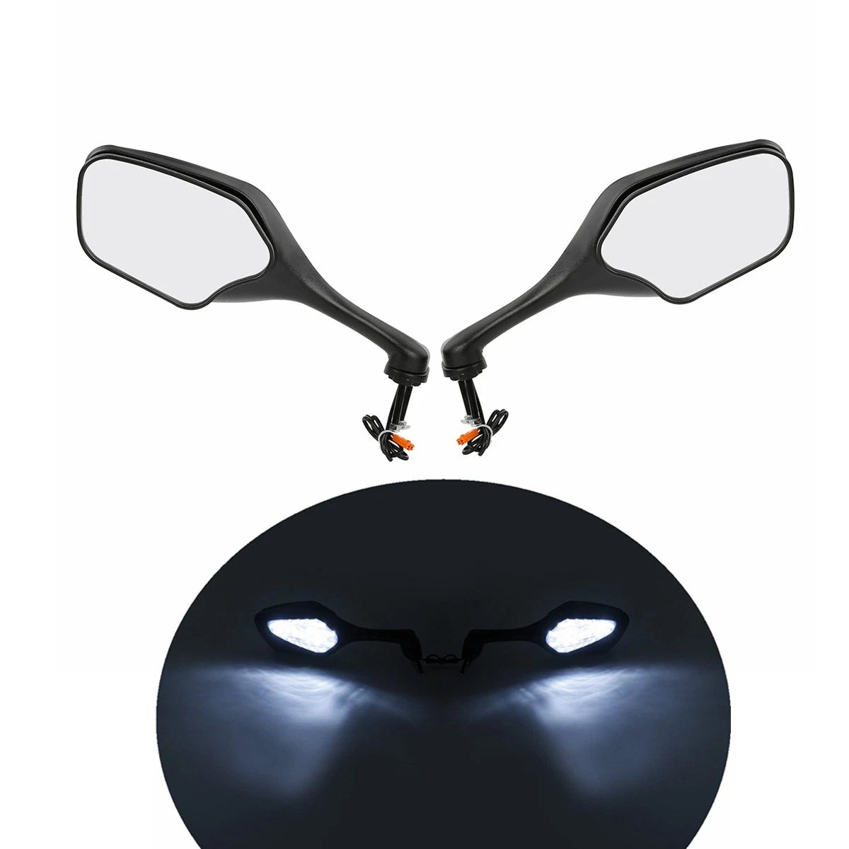 Rearview Mirrors with LED Lights for Honda CBR1000RR (2008–2016)