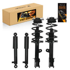 Set of 2 Front + Rear Struts w/Coil Spring for Kia Sorento (2011–2013)