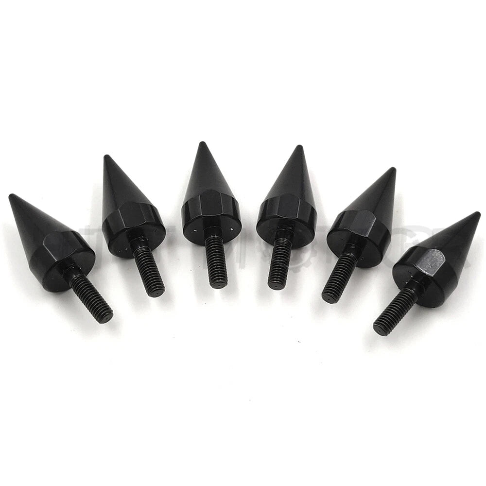 Set of 6 Windscreen Screws Bolts for Motorcycle (5mm)