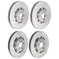Brembo Drilled Slotted Brake Disc Rotors Set for MB W167 X167 (400mm/370mm)