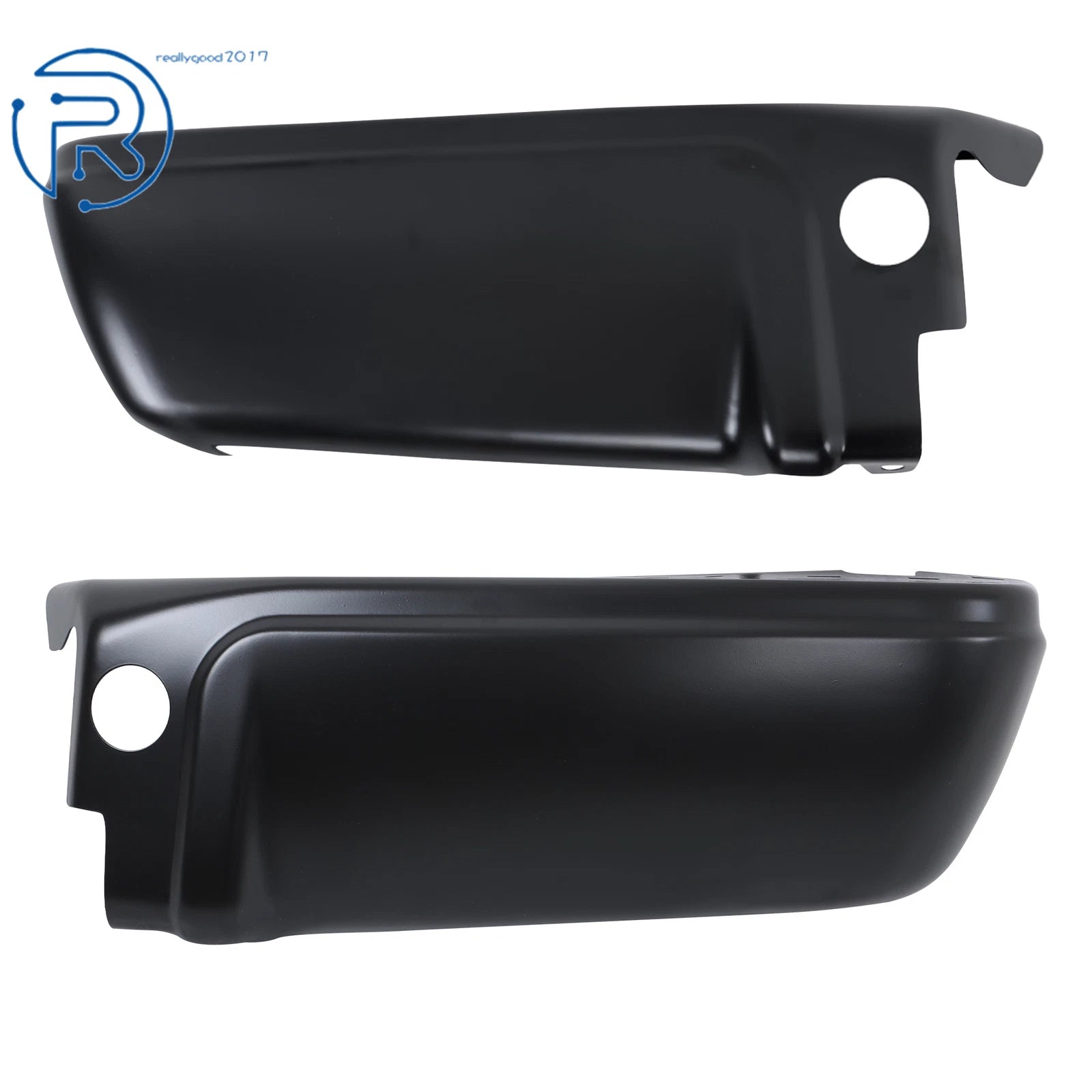 Rear Step Bumper Guards for Ford F250 F350 (2008-2016) Black