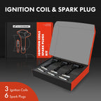 3X Ignition Coil & 6X Iridium Spark Plug for Hyundai Santa Fe (2003–2006)