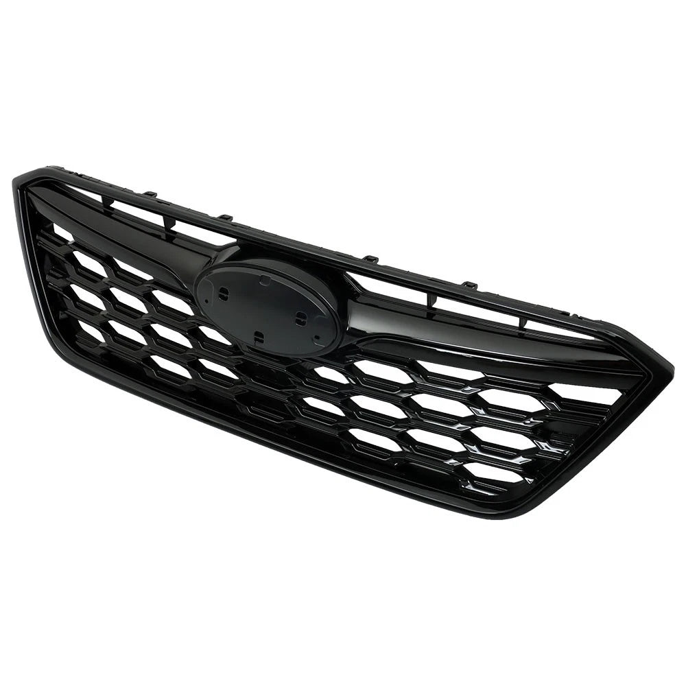 Front Bumper Grille for Subaru Outback (2020–2022) Glossy Black Plastic